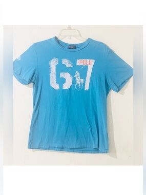 Polo Ralph Lauren Turquoise 67 Polo Graphic T-Shirt XL